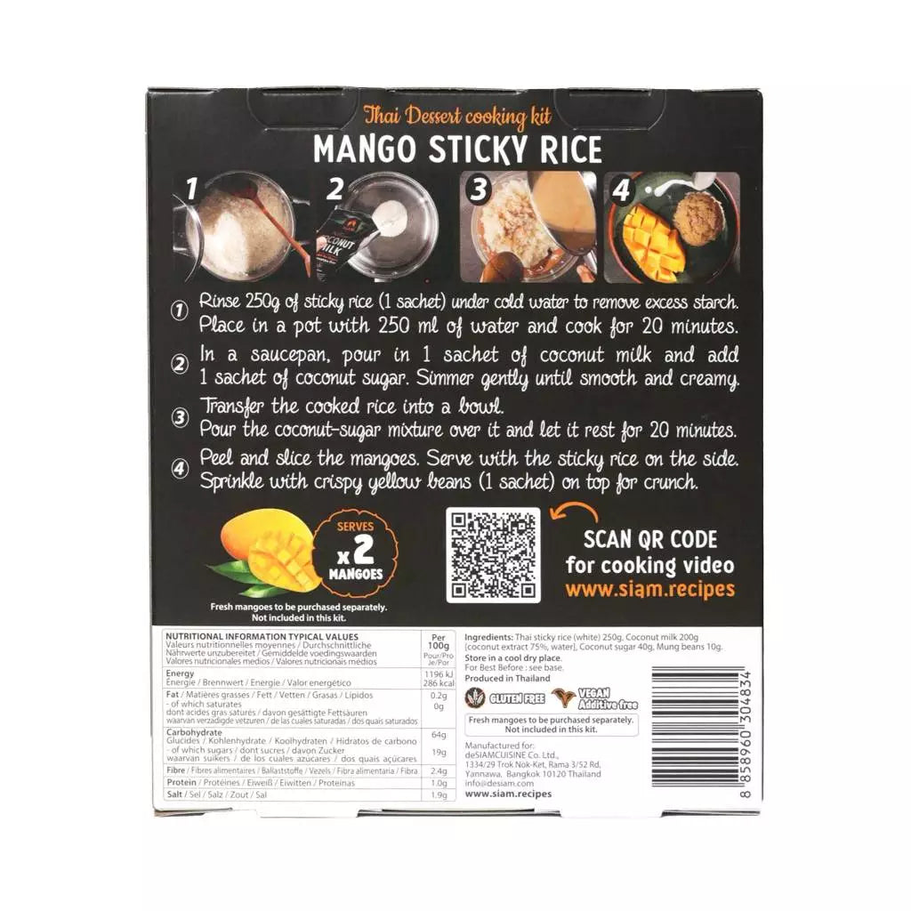 4-Mango Sticky Rice Cook kit label
