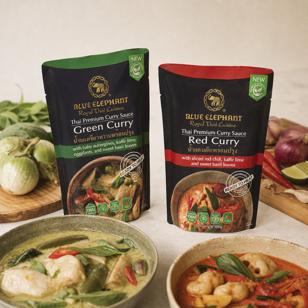Thai Curry Sauce Trio lifestyle