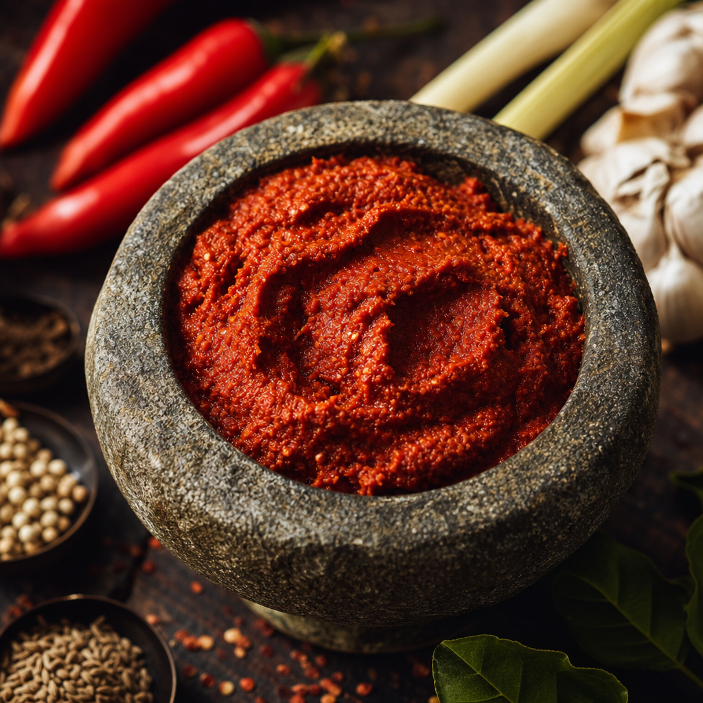 3-Curry Paste Red closeup